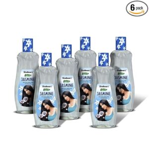 SHALIMARS AYURVEDIC JASMINE NON STICK MEDICATED COCONUT OIL 100 ML(PACK OF 6)
